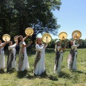 Women Bridging Worlds drum circle