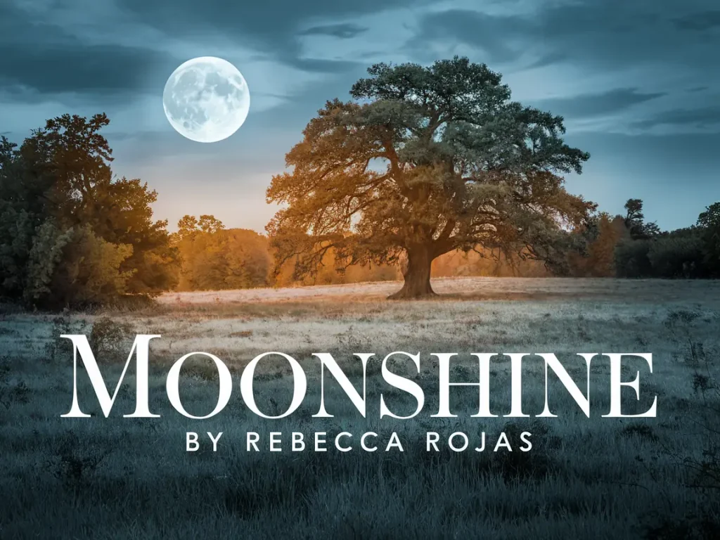 COVER ART: Moonshine by Rebecca Rojas