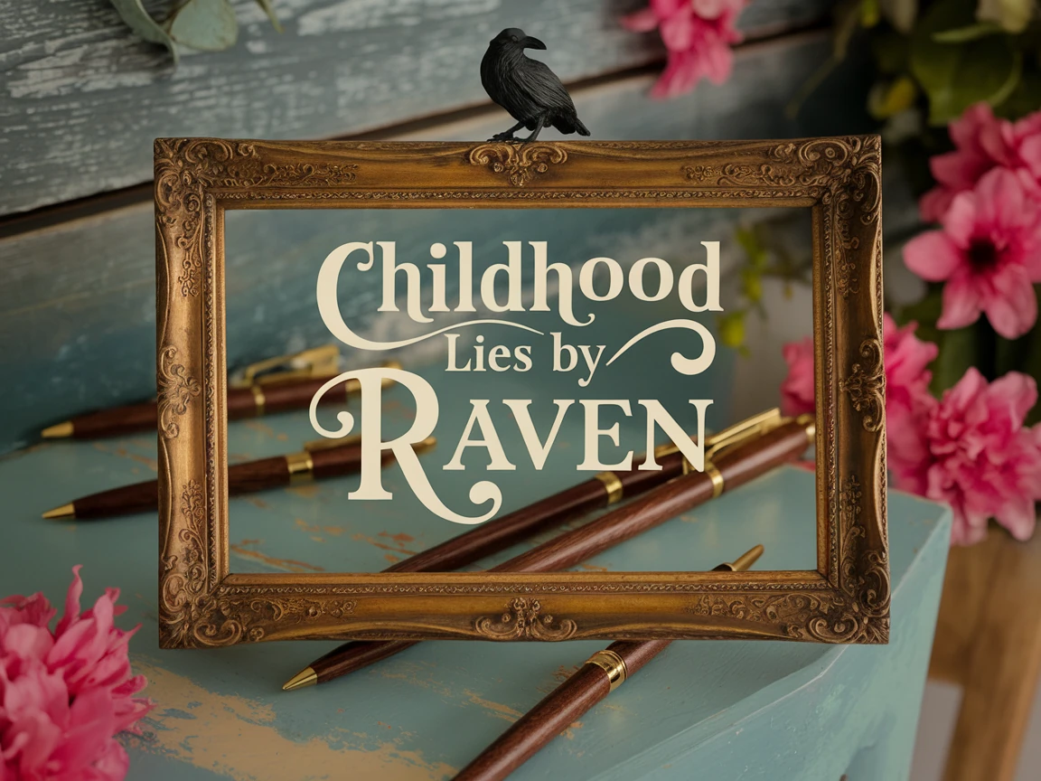 cover art for poem: Childhood Lies by Raven